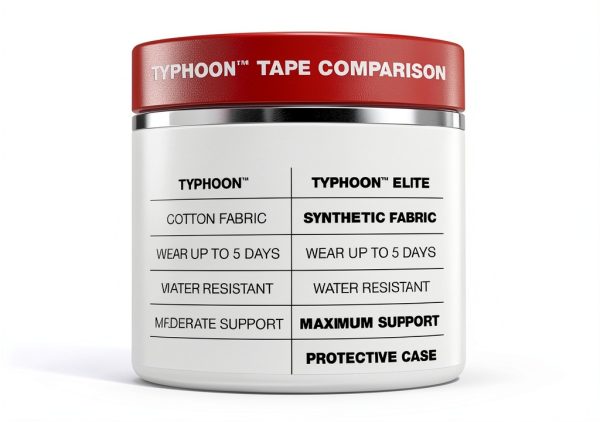 Mueller Kinesiology Therapeutic Tape Black 20-Count Pre-Cut Strips-2