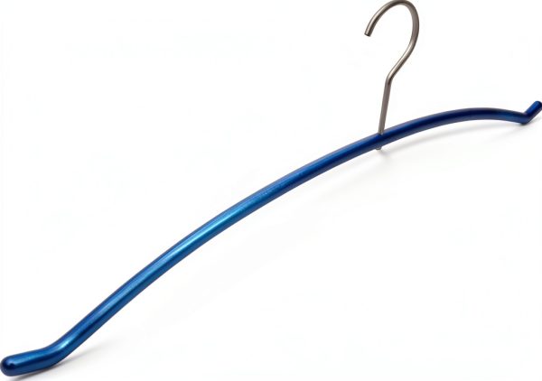 FixtureDisplays Blue Stainless Steel Lead Apron Hanger 28L x 2.9H-1