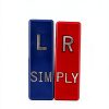 Simply Markers Aluminum Sideless Marker Set – Blue & Red 2.25" L-1