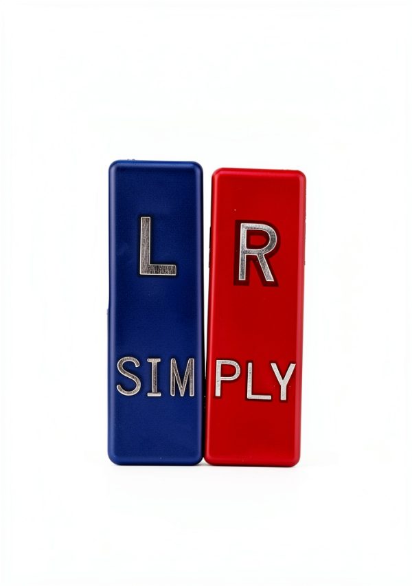 Simply Markers Aluminum Sideless Marker Set – Blue & Red 2.25" L-1