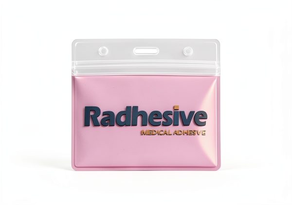 Radiology Adhesive Marker RADHESIVE Pink PVC Chisel XMHG0721 3x3in-0