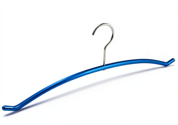 FixtureDisplays Blue Stainless Steel Lead Apron Hanger 28L x 2.9H-2