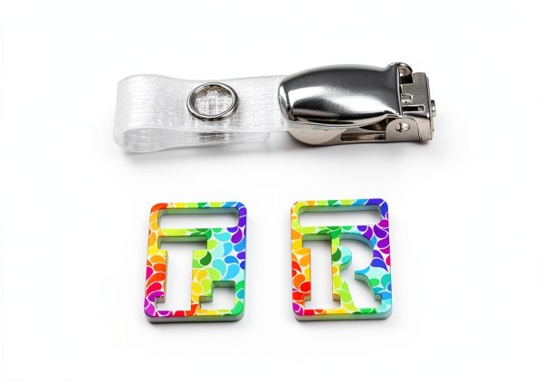 Mini X-ray Markers Rolseley Radiopaque Metal Compact Rainbow Design-0