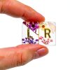 RadixGlitter X-Ray Flower Markers with RADIXGRIP Adhesive Purple Resin-3