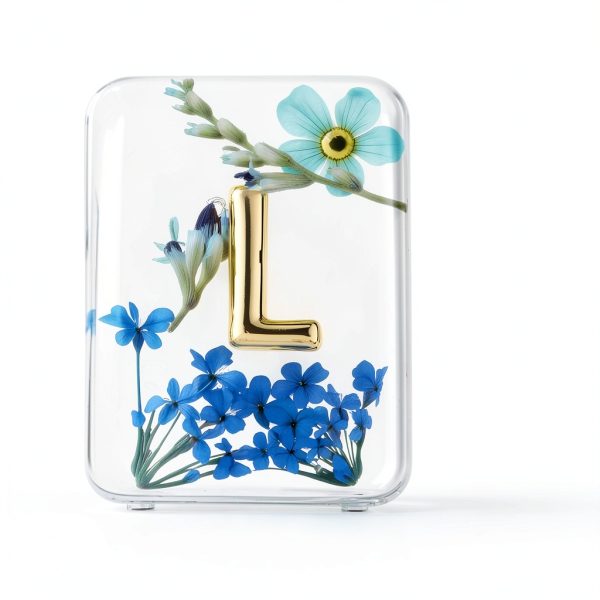 Jetec Flower Resin X Ray Marker Set 6 Piece with Lead L R Letters-1