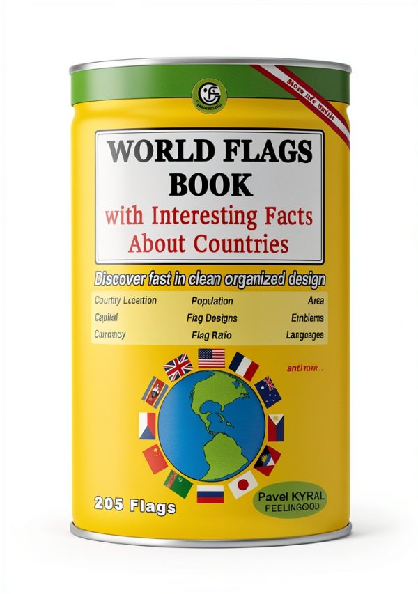 Feelingood Children’s Atlas Print Replica Map Book for Ages 9-12-0