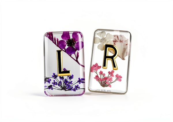RadixGlitter X-Ray Flower Markers with RADIXGRIP Adhesive Purple Resin-1