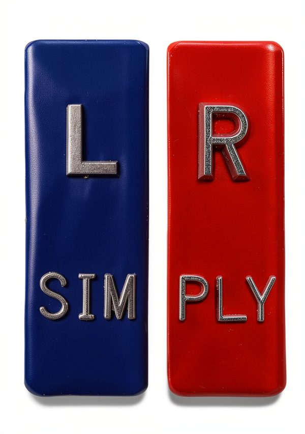Simply Markers Aluminum Sideless Marker Set – Blue & Red 2.25" L-0