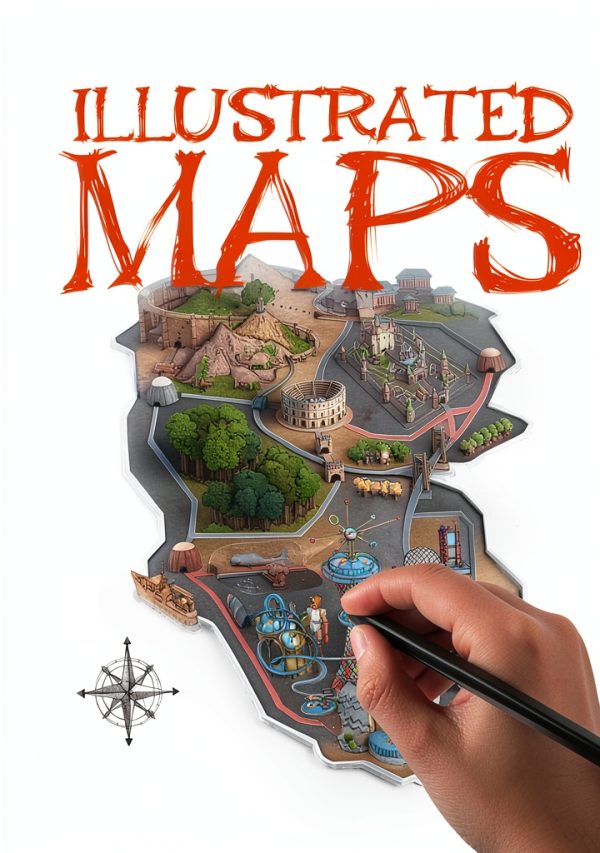 How to Draw Maps for Kids – The Salariya Book Company eBook, 33‑Page-0