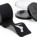 Mueller Kinesiology Therapeutic Tape Black 20-Count Pre-Cut Strips-0