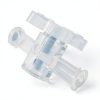 2-Way Stopcock TODA Fluid Control – Female Luer Lock PP, 25 Pack Clear-2