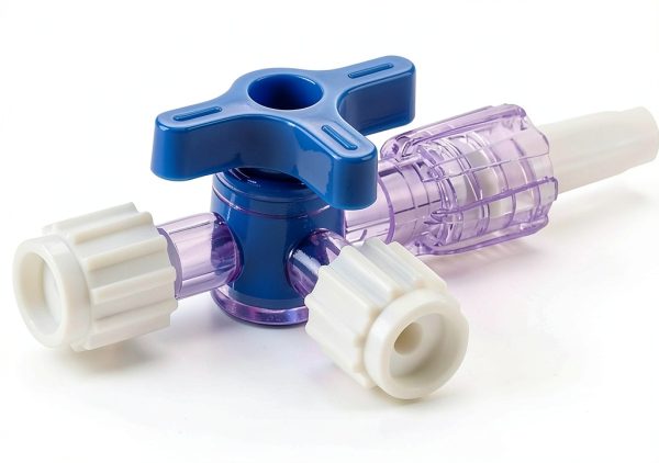 3-Way Stopcocks with Luer Connection, Disposable Medical Injection Stopcock, Sterile, 10Pcs-2
