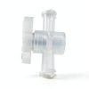 2-Way Stopcock TODA Fluid Control – Female Luer Lock PP, 25 Pack Clear-5