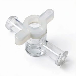 2-Way Stopcock TODA Fluid Control – Female Luer Lock PP, 25 Pack Clear-0