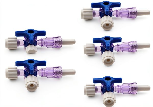 Aseptic Packaging Tee Valve KKUANG 5‑Piece Luer Stopcock Set for DIY-0