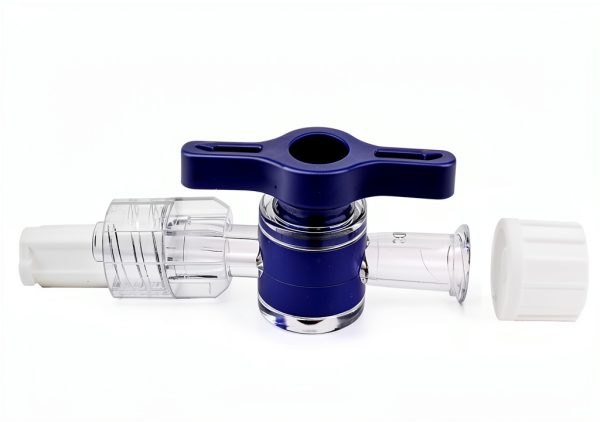 6PCS Luer 2 Way Valves Disposable Dual Port Stopcocks 2.11 x 0.71 inches Controls Liquid and Gas Flow Direction For School Projects Amateur DIY Experimental Research Projects-3