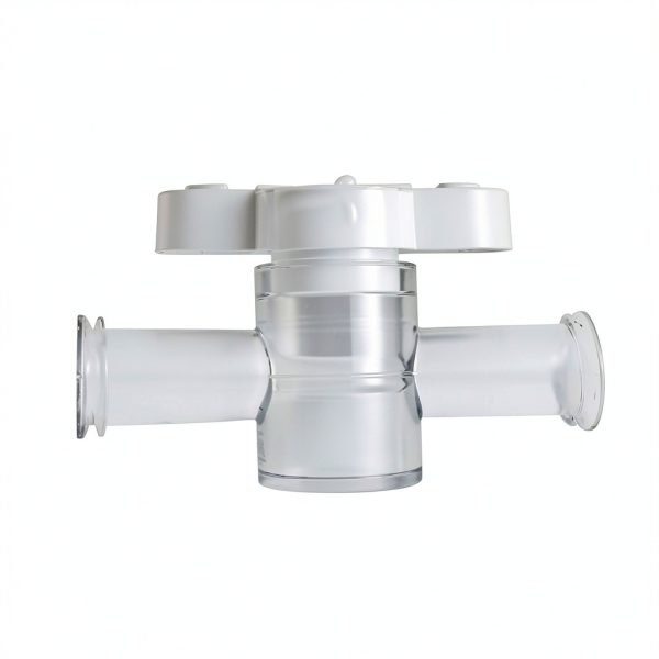 2-Way Stopcock with Luer Connection, Female Luer Ends, PP Material, 100-Pack-4