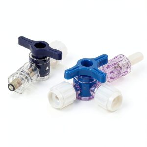 HANDUO Flexiable Plastic 2 Way Stop Cock for Clinical Hospital Luer Lock Adapter 3 Way Stopcock T-Connector Extension Tube (Size : A 2 Way)-0