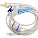 25 packs: Flow Regulator I.V. Set(20DP/ML Luer Lock) with 3-way STOPCOCK, Clear-0