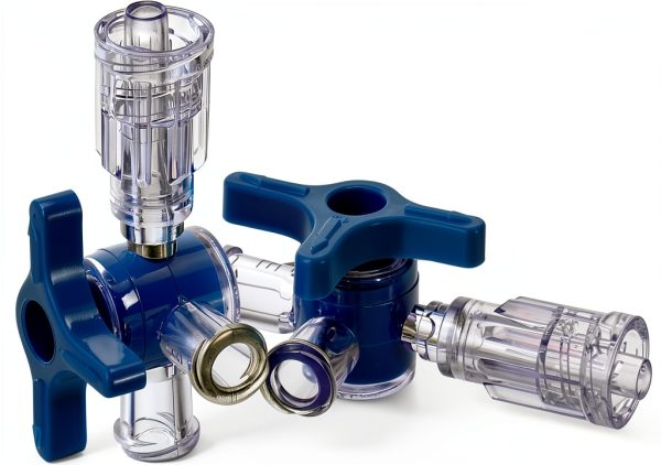 QWORK 3-Way Stopcocks Luer Connection Injection Stopcock 20 Pack-1