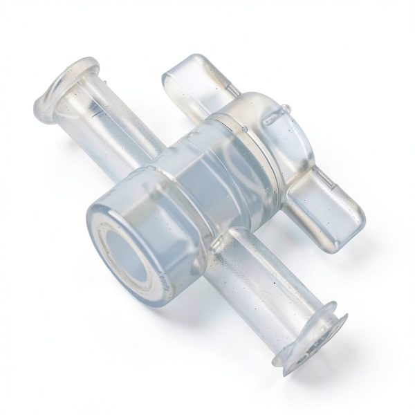 2-Way Stopcock with Luer Connection, Female Luer Ends, PP Material, 100-Pack-3