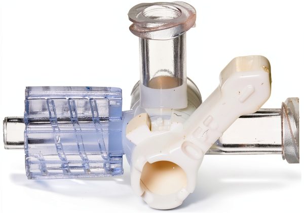 Kimble Nylon Three-Way Stopcock with Luer-Lock Fittings – Pack of 10-0