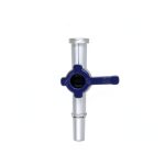 Hynec 2-Way Luer Lock Stopcock, 5/32" 4.0mm Multi-Purpose Valve for Lab Equipment, School Projects & DIY Experiments (20-Pack)-0