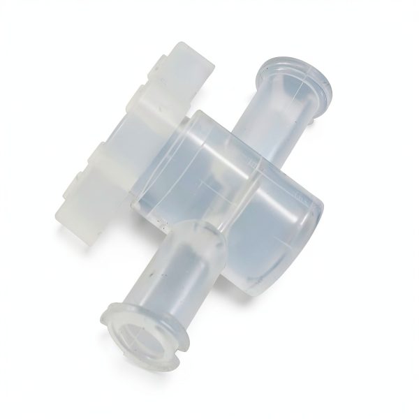 2-Way Stopcock TODA Fluid Control – Female Luer Lock PP, 25 Pack Clear-4