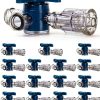 QWORK 3-Way Stopcocks Luer Connection Sterile 20 Pack Blue-6