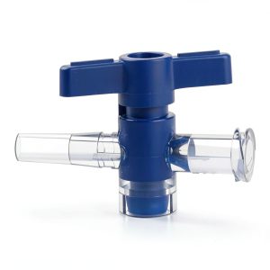 Kimble Chase 420163-0001 One-Way Stopcock Valve, Female Luer to Male Luer Lock (Pack of 10)-0