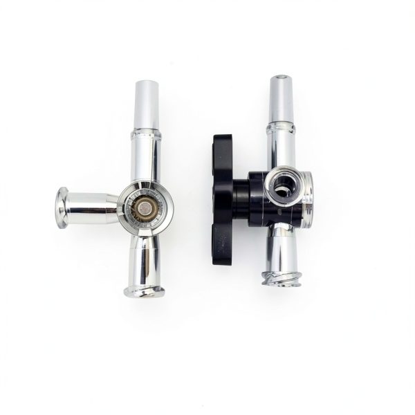 Hynec 3-Way Luer Lock Stopcock 4.0mm Polycarbonate Valve 20-Pack-3