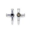Hynec 3-Way Luer Lock Stopcock 4.0mm Polycarbonate Valve 20-Pack-6