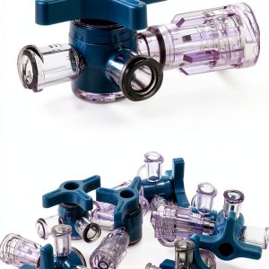 QWORK 3-Way Stopcocks Luer Connection Injection Stopcock 20 Pack-0