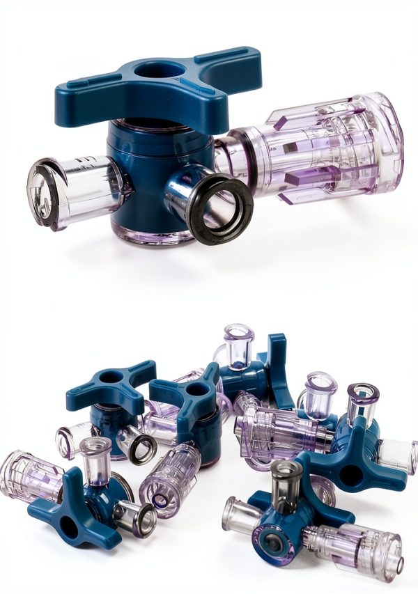 QWORK 3-Way Stopcocks Luer Connection Injection Stopcock 20 Pack-0