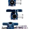 QWORK 3-Way Stopcocks Luer Connection Sterile 20 Pack Blue-3