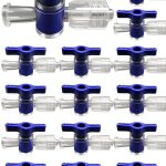 Two Way Stopcock Homaisson Luer Lock 15pcs Blue Handle with Lock Cap-0