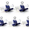 5Pcs 3 Way Stopcocks SHUATI Medical Injection Stopcock Transparent-0