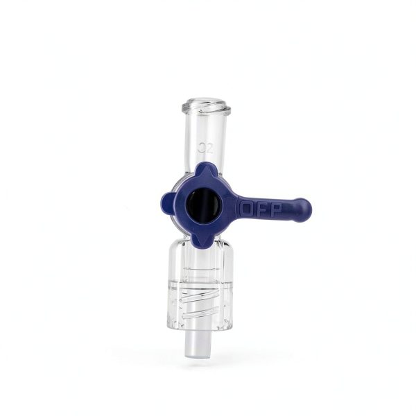 Hynec 2-Way Luer Lock Stopcock 4.0mm EO Sterilized Valve 20 Pack-2