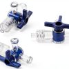 5Pcs 3 Way Stopcocks SHUATI Medical Injection Stopcock Transparent-6