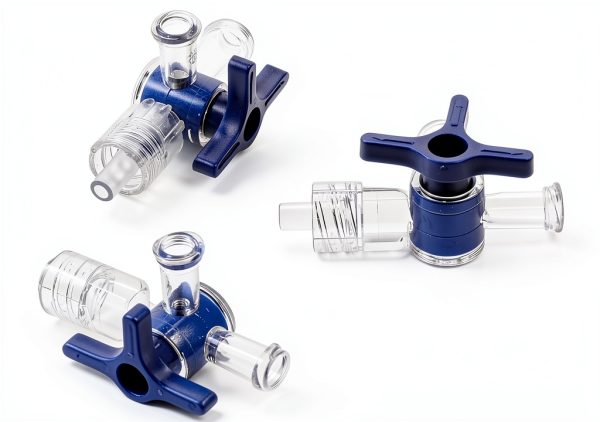 5Pcs 3 Way Stopcocks SHUATI Medical Injection Stopcock Transparent-6