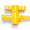 Nylon 1-Way Stopcocks by Tomopal Inc. 50ml Luer Fitting Pack of 50-1
