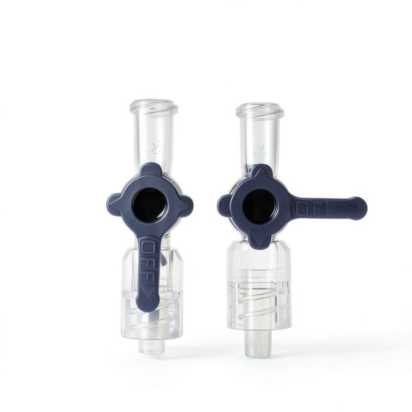 Hynec 2-Way Luer Lock Stopcock 4.0mm EO Sterilized Valve 20 Pack-3