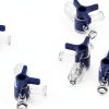 5Pcs 3 Way Stopcocks SHUATI Medical Injection Stopcock Transparent-3