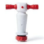 Synthware Stopcock T-bore PTFE Luer Stopcock S201530 2mm Bore 15.2/30-0