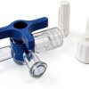 3 Way Stopcocks TICOMI Disposable Luer Lock Pack of 16 Blue-1