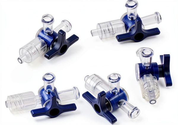 5Pcs 3 Way Stopcocks SHUATI Medical Injection Stopcock Transparent-1