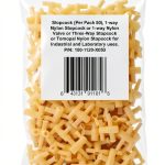 Nylon 1-Way Stopcocks by Tomopal Inc. 50ml Luer Fitting Pack of 50-0
