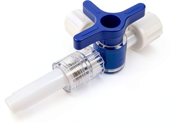 3 Way Stopcocks TICOMI Disposable Luer Lock Pack of 16 Blue-3