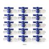 Two Way Stopcock Homaisson Luer Lock 15pcs Blue Handle with Lock Cap-4