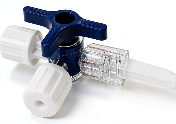 3 Way Stopcocks TICOMI Disposable Luer Lock Pack of 16 Blue-5
